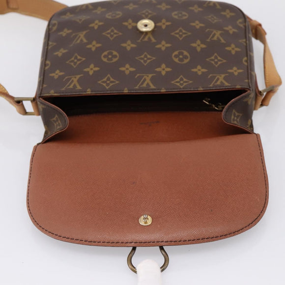 LOUIS VUITTON Monogram Saint Cloud GM Shoulder Bag M51242 LV Auth hk4137