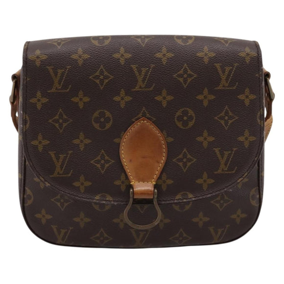LOUIS VUITTON Monogram Saint Cloud GM Shoulder Bag M51242 LV Auth hk4137