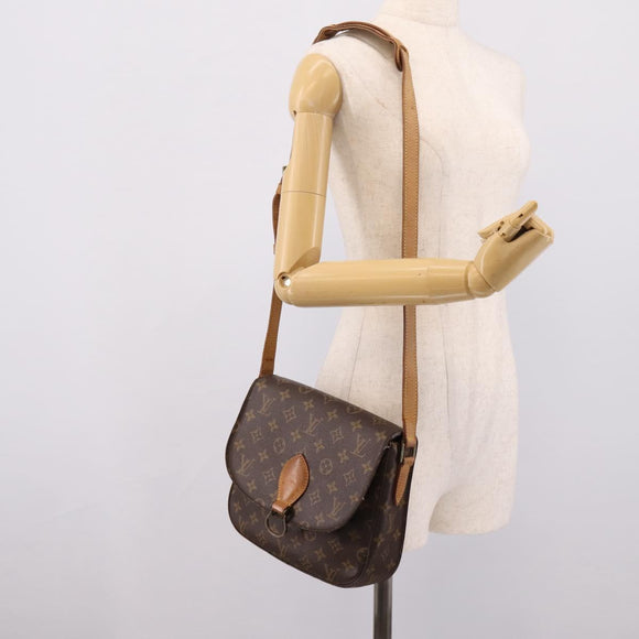 LOUIS VUITTON Monogram Saint Cloud GM Shoulder Bag M51242 LV Auth hk4137