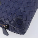 Bottega Veneta INTRECCIATO Shoulder Bag Leather Navy Auth hk4138V-15