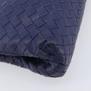 Bottega Veneta INTRECCIATO Shoulder Bag Leather Navy Auth hk4138V-17