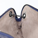 Bottega Veneta INTRECCIATO Shoulder Bag Leather Navy Auth hk4138V-21