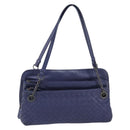 Bottega Veneta INTRECCIATO Shoulder Bag Leather Navy Auth hk4138V-13