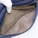 Bottega Veneta INTRECCIATO Shoulder Bag Leather Navy Auth hk4138V-26