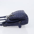 Bottega Veneta INTRECCIATO Shoulder Bag Leather Navy Auth hk4138V-4