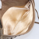 Bottega Veneta INTRECCIATO Shoulder Bag Leather Beige Gold Auth hk4139-26