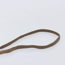 Bottega Veneta INTRECCIATO Shoulder Bag Leather Beige Gold Auth hk4139-9