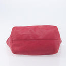 LOEWE Tote Bag Leather Pink Gold Auth hk4142-5