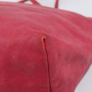 LOEWE Tote Bag Leather Pink Gold Auth hk4142-17