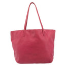 LOEWE Tote Bag Leather Pink Gold Auth hk4142-13
