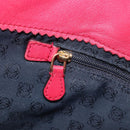 LOEWE Tote Bag Leather Pink Gold Auth hk4142-22