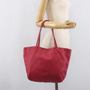 LOEWE Tote Bag Leather Pink Gold Auth hk4142-24