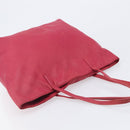 LOEWE Tote Bag Leather Pink Gold Auth hk4142-6