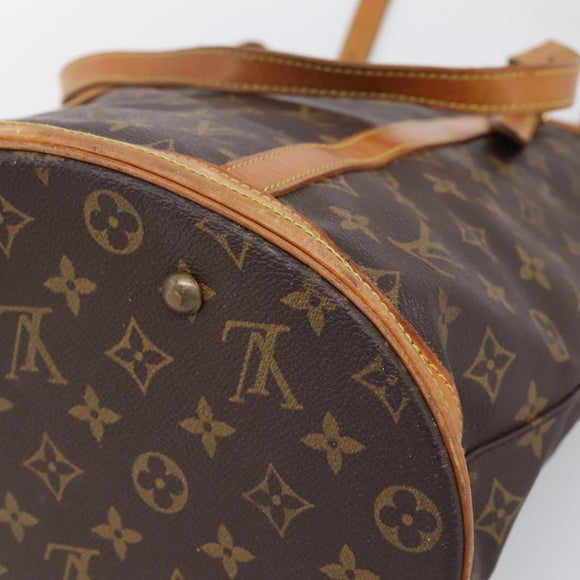 LOUIS VUITTON Monogram Bucket GM Shoulder Bag M42236 LV Auth hk4143