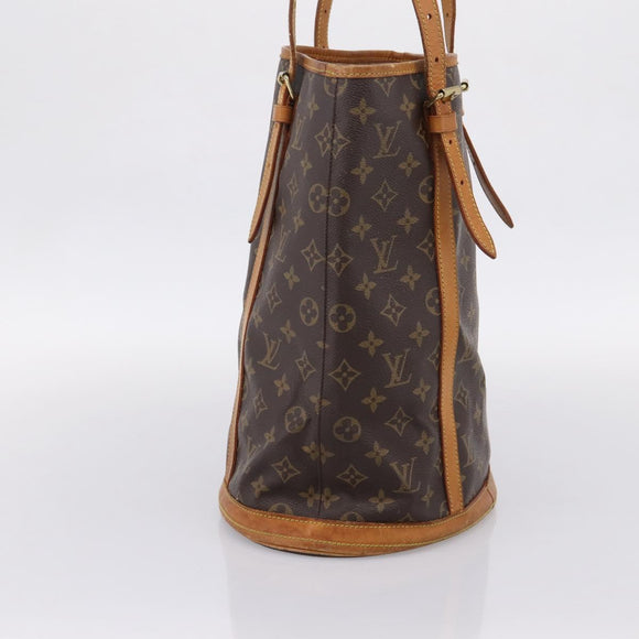 LOUIS VUITTON Monogram Bucket GM Shoulder Bag M42236 LV Auth hk4143