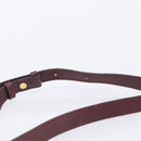 Cartier Must Line Shoulder Bag Leather Bordeaux Gold Auth hk4144-9