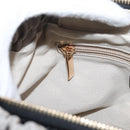 Salvatore Ferragamo Vala Hand Bag Nylon 2way Gray Gold Auth hk4145-24