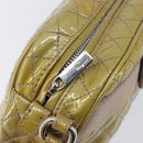 Salvatore Ferragamo Vala Shoulder Bag Patent leather Green Silver Auth hk4146-19