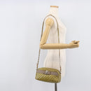 Salvatore Ferragamo Vala Shoulder Bag Patent leather Green Silver Auth hk4146-27