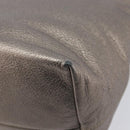 Salvatore Ferragamo Vala Hand Bag Leather Silver Auth hk4149-12
