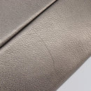 Salvatore Ferragamo Vala Hand Bag Leather Silver Auth hk4149-14