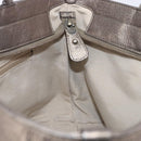 Salvatore Ferragamo Vala Hand Bag Leather Silver Auth hk4149-23