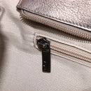 Salvatore Ferragamo Vala Hand Bag Leather Silver Auth hk4149-25