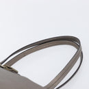 Salvatore Ferragamo Vala Hand Bag Leather Silver Auth hk4149-8