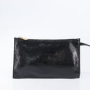 Saint Laurent Reversible Tote Bag Patent leather Beige Gold 265702 Auth hk4150-20