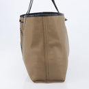 Saint Laurent Reversible Tote Bag Patent leather Beige Gold 265702 Auth hk4150-4
