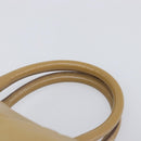 Saint Laurent Tote Bag Patent leather Beige Gold 208314 Auth hk4151-17