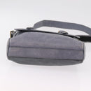 GIVENCHY Shoulder Bag Leather Light Blue Gold Auth hk4153-10