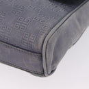 GIVENCHY Shoulder Bag Leather Light Blue Gold Auth hk4153-15