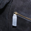 GIVENCHY Shoulder Bag Leather Light Blue Gold Auth hk4153-21