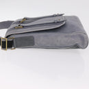 GIVENCHY Shoulder Bag Leather Light Blue Gold Auth hk4153-4