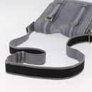 GIVENCHY Shoulder Bag Leather Light Blue Gold Auth hk4153-7