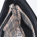 BURBERRY Shoulder Bag Leather Black Silver Auth hk4156A-21