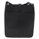 BURBERRY Shoulder Bag Leather Black Silver Auth hk4156A-2