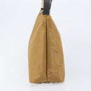 Burberrys Blue Label Shoulder Bag Nylon Beige Silver Auth hk4158-3