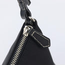 BURBERRY Blue Label Hand Bag Nylon Black Silver Auth hk4159-16
