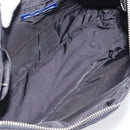 BURBERRY Blue Label Hand Bag Nylon Black Silver Auth hk4159-18