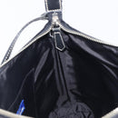 BURBERRY Blue Label Hand Bag Nylon Black Silver Auth hk4159-19