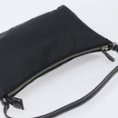 BURBERRY Blue Label Hand Bag Nylon Black Silver Auth hk4159-6