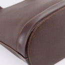 Burberrys Tote Bag Leather Gold Brown Auth hk4160-14