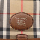 Burberrys Nova Check Clutch Bag Canvas Beige Gold Auth hk4161-13