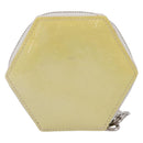 LOUIS VUITTON Vernis Porte Monnaie Flocon Purse Perle M58216 LV Auth hk4162A-2