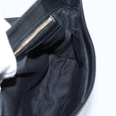BVLGARI Shoulder Bag Patent leather Black Gold Auth hk4164-19