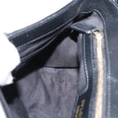 BVLGARI Shoulder Bag Patent leather Black Gold Auth hk4164-20
