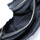 BVLGARI Shoulder Bag Patent leather Black Gold Auth hk4164-22