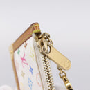 LOUIS VUITTON Monogram Multicolor Pochette Cles Purse White M92655 Auth hk4165-9